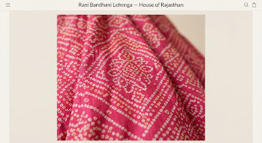 Rani Bandhani Lehenga Set