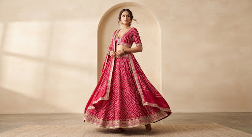 Rani Bandhani Lehenga Set