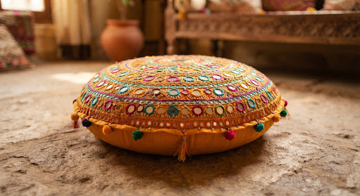 Marigold Mirror Cushion